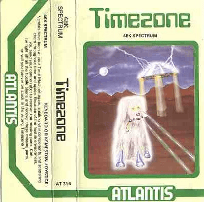 Timezone box art for ZX Spectrum